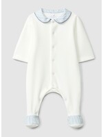 LARANIJNHA I6557 Babygrow with round collar