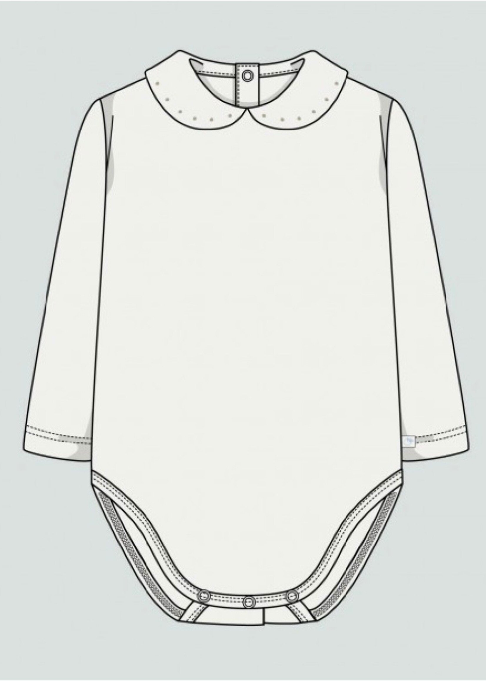 LARANIJNHA I6582 body with embroidered collar