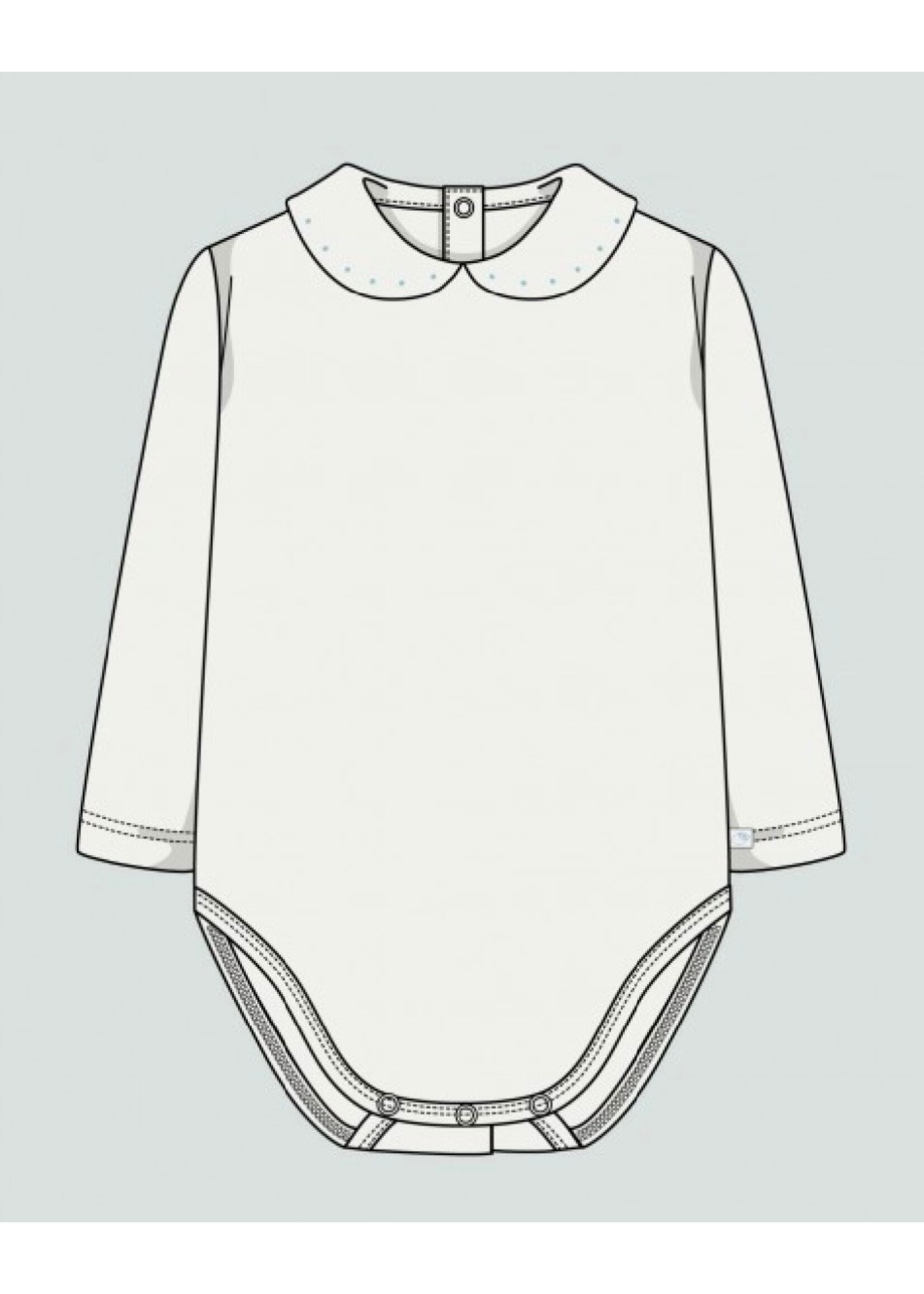 LARANIJNHA I6582 body with embroidered collar