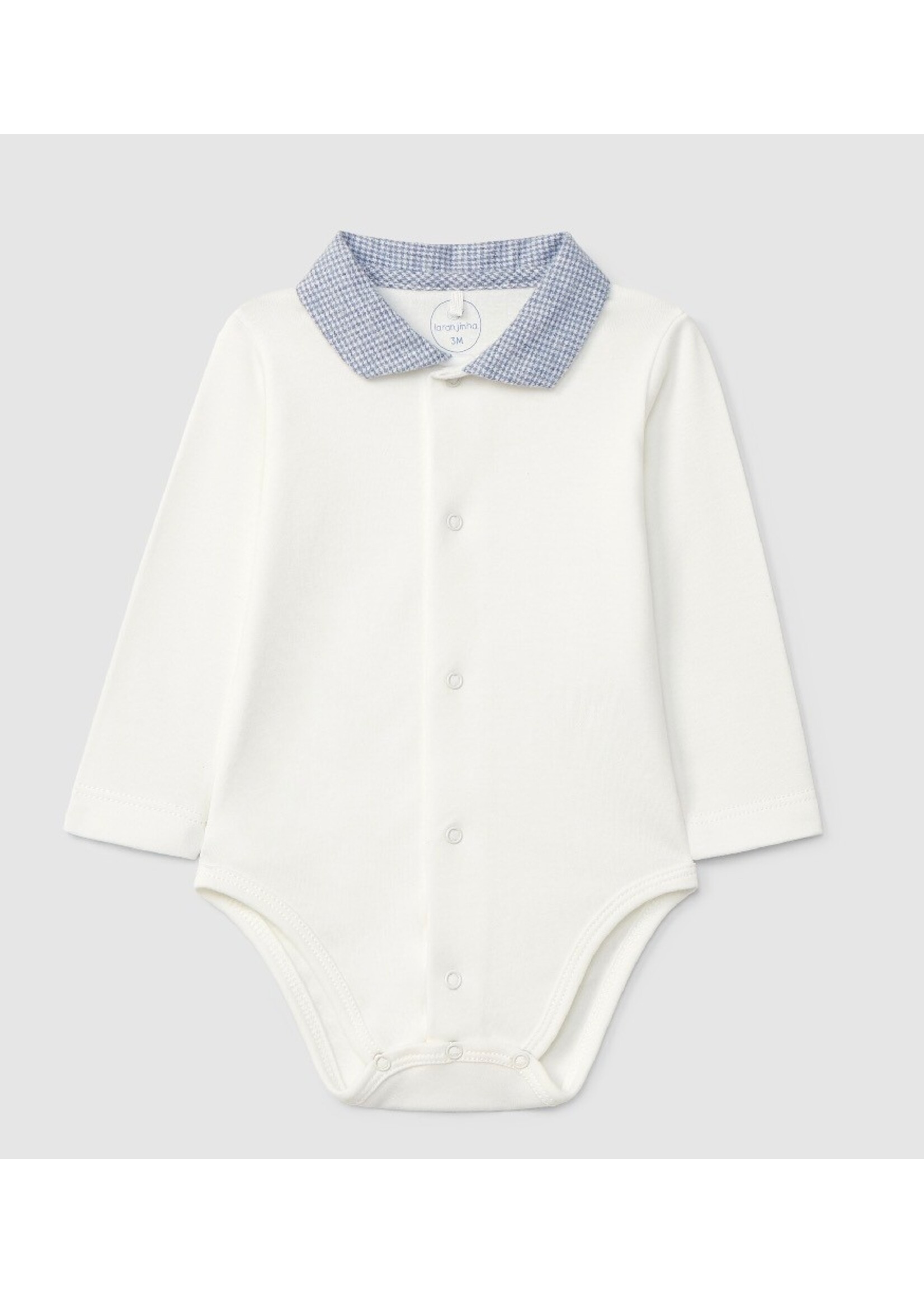 LARANIJNHA I6625 Body with micro checked collar