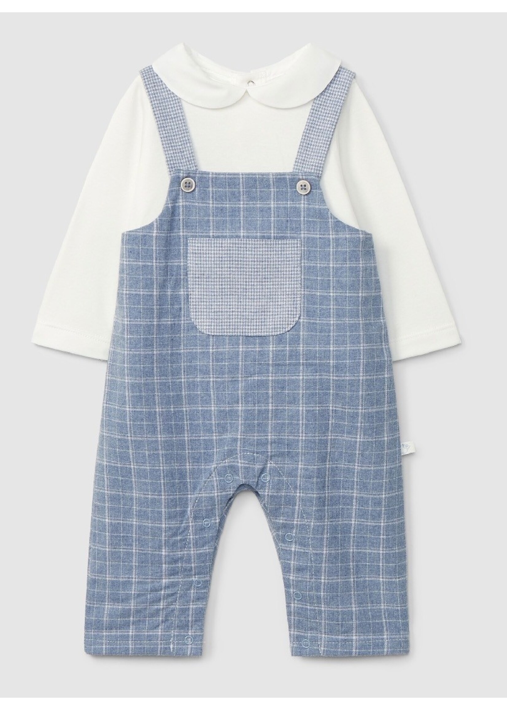 LARANIJNHA I6628 2 in 1 checked outfit