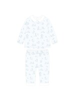 PATACHOU Indigo blue printed set