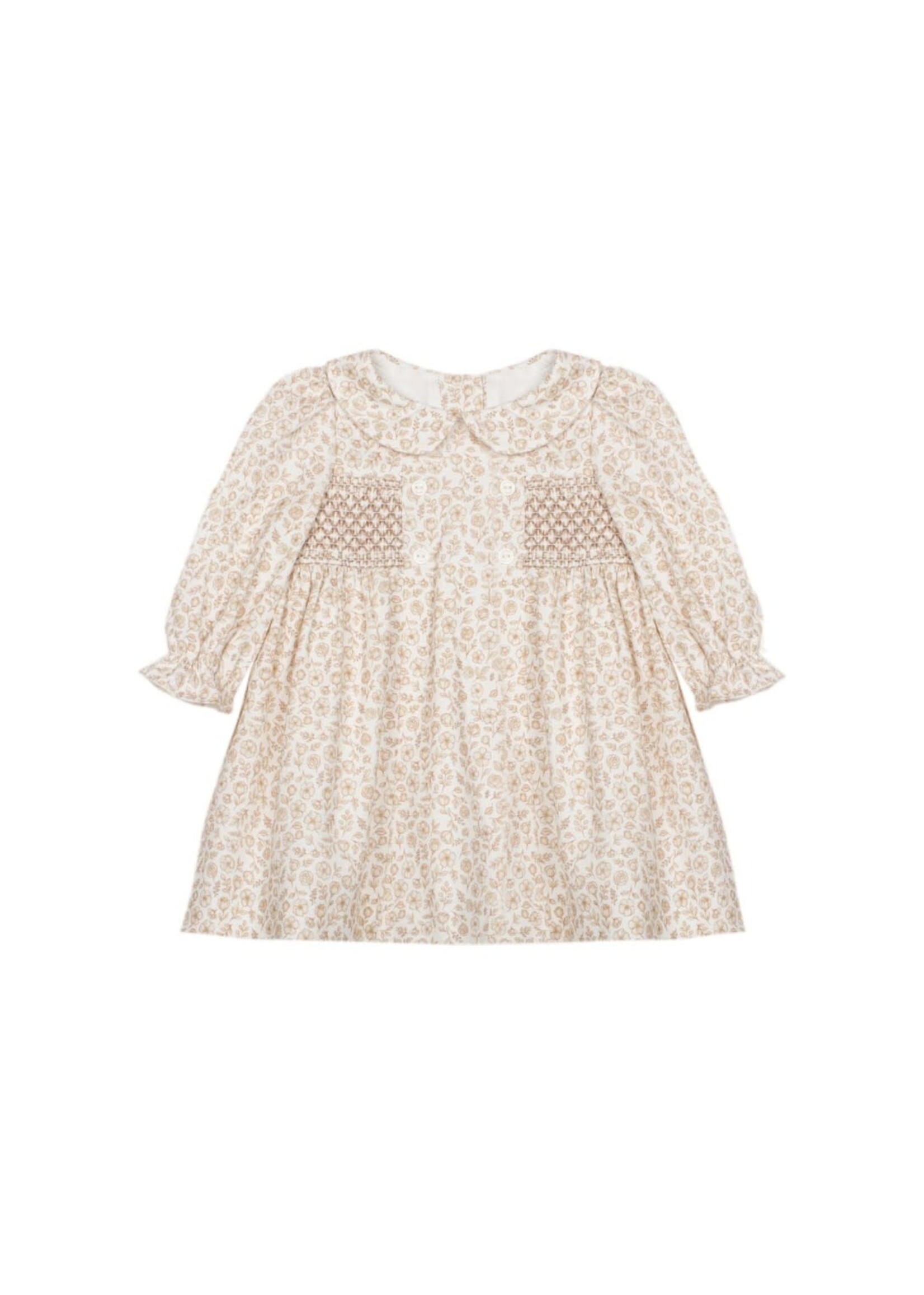 PATACHOU Beige floral print dress