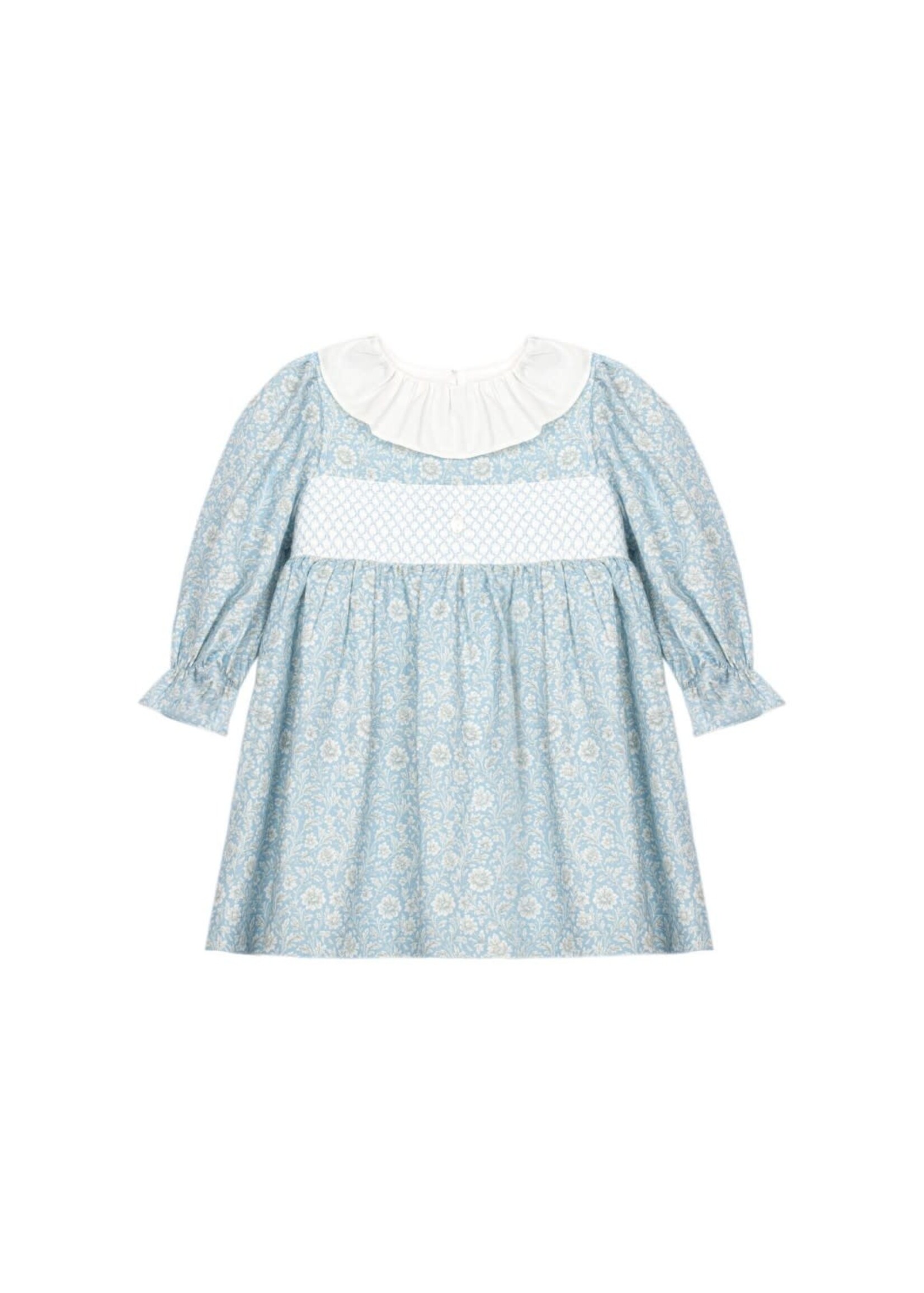 PATACHOU Blue dress with floral print