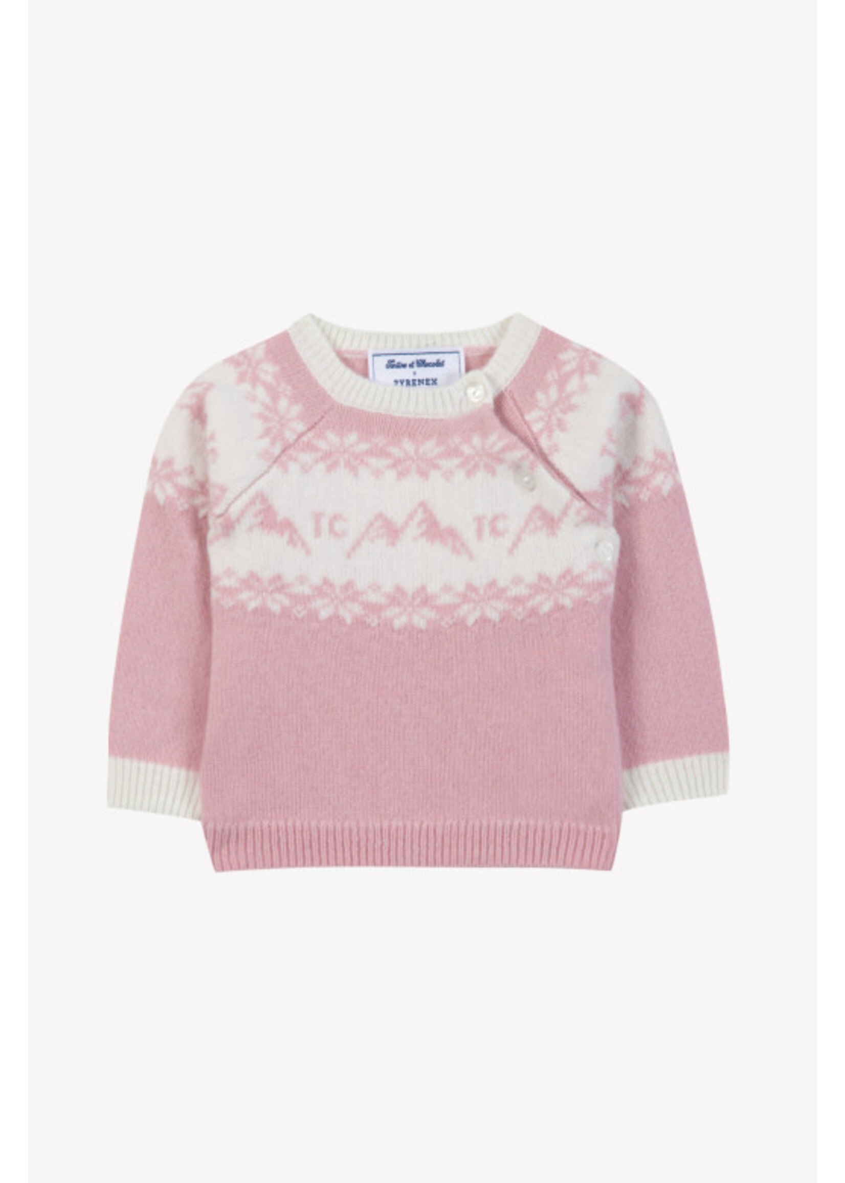 TARTINE&CHOCOLAT Roze pull C918008