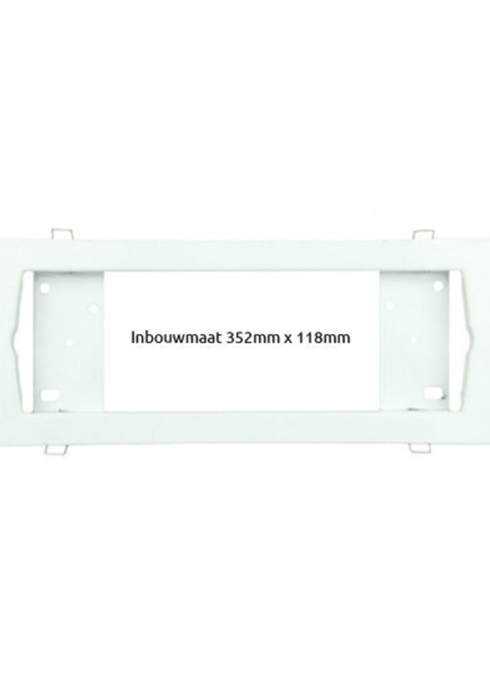Normlights Inbouwframe wit t.b.v. Bulkhead 4W & Bulkhead 6,5W