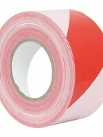 Huismerk Afzetlint rood/wit