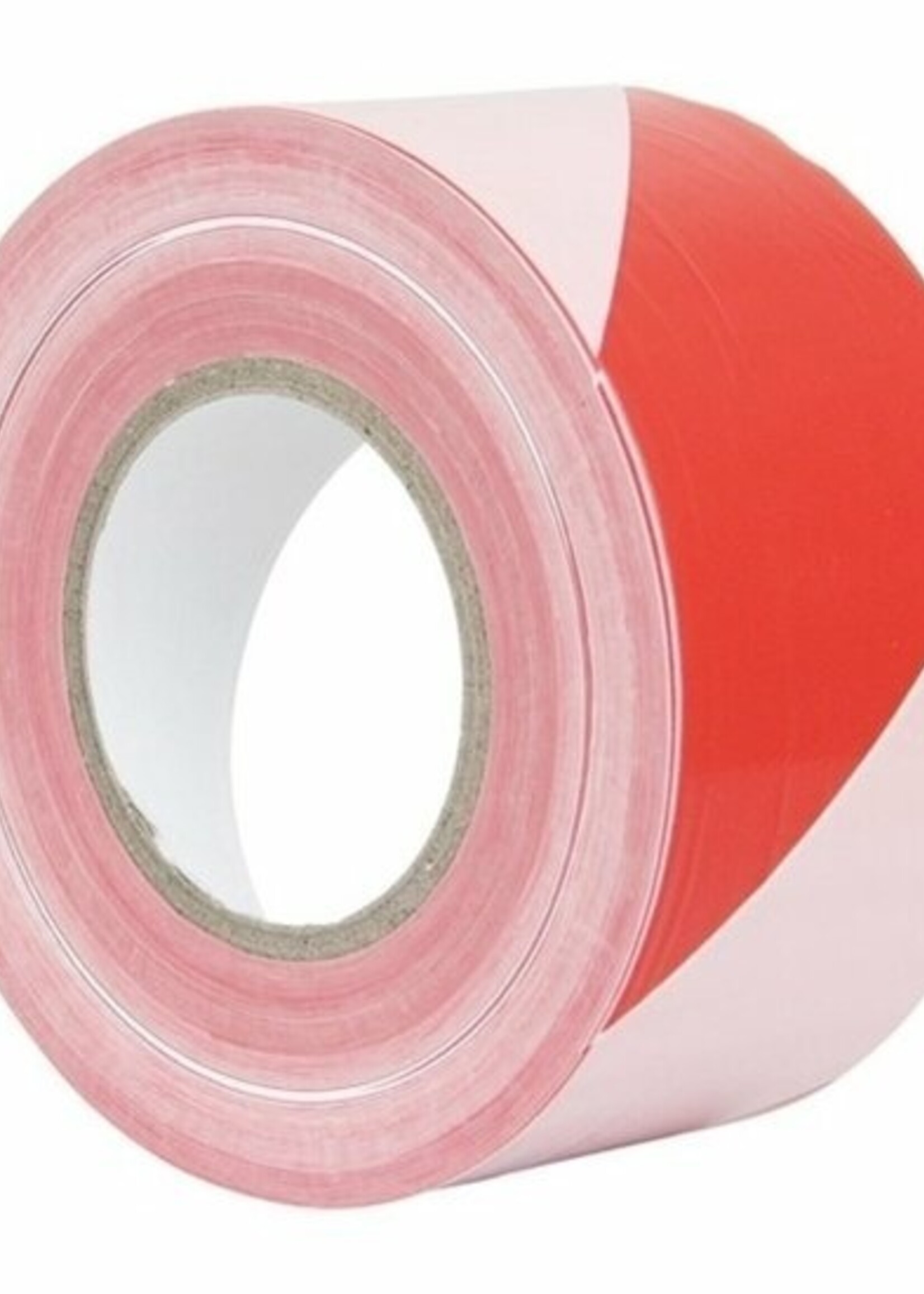 Huismerk Afzetlint rood/wit