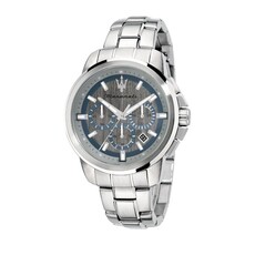 Maserati Maserati R8873621006 Successo chronograaf watch zilver grijs 44 mm heren horloge