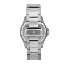 Maserati Maserati R8853140005 GMT Sfida watch  (zilver/zwart-groen) 44mm heren horloge