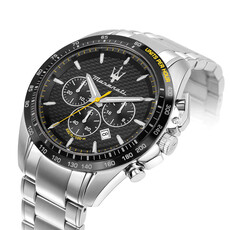 Maserati Maserati R8873612042 Traguardo chronograaf watch (zilver/zwart) 45mm heren horloge