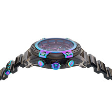Versace Versace VEZ701022 Icon Active Chronograaf watch (zwart regenboog ) 44 mm horloge