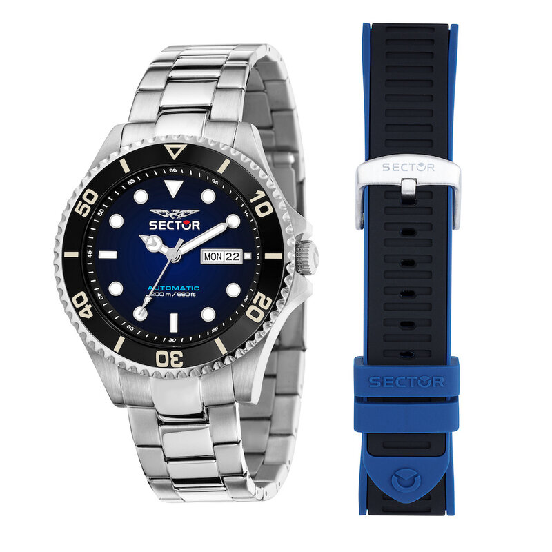 Sector Sector 230 diver "SPECIAL PACK' R3221161003 Automaat 43 mm heren horloge