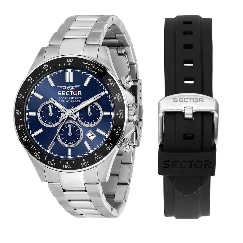 Sector Sector 230 "SPECIAL PACK" R3271661028 chronograaf 43 mm heren horloge