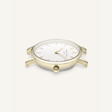 Rosefield Rosefield 26WSG-267 The Small Edit White Steel Gold dames horloge