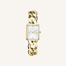 Rosefield Rosefield SWGSG-O55 The Octagon XS Chain Watch Studio Edition White Gold dames horloge