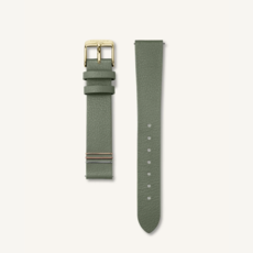 Rosefield Rosefield WFGG-W85 The West Village MOP Fresh Olive Green Gold dames horloge