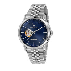 Maserati Maserati R8823118009 Epoca automaat (zilver/blauw) 42 mm heren horloge