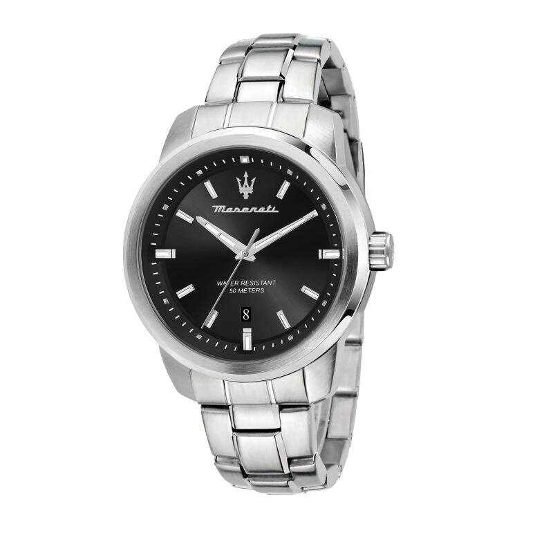 Maserati Maserati R8853121006 Successo watch zilver zwart 44 mm heren horloge