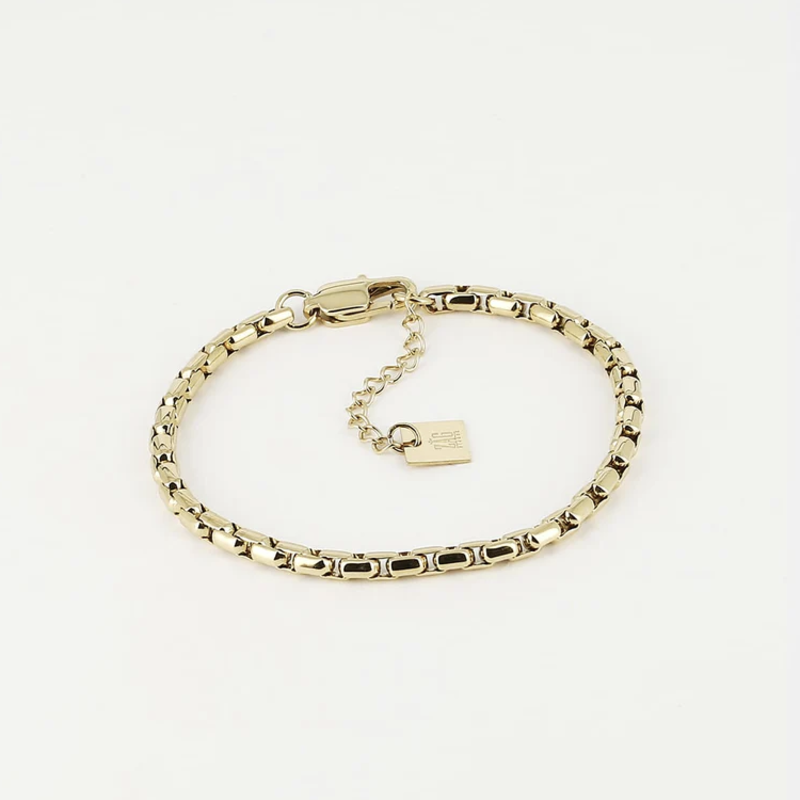 Zag Bijoux Zag Bijoux armband SBS13900-01uni messaline bracelet gold 15 + 3 CM