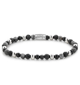 Rebel & Rose Rebel & Rose armband RR-40041-S-S Shiny Night - 4mm