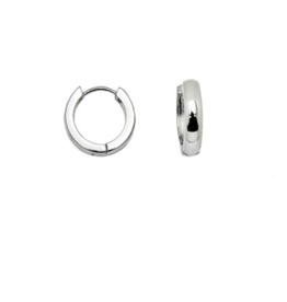 Bauer Basics Bauer Basics oorbellen Medium Zilver creolen earrings 1,8 CM/4MM