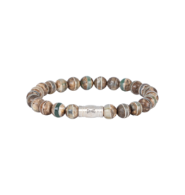 Aze jewels Aze jewels armband AZ-BS040-A-190 Bracelet Kunlun Mountain - 8mm (19,0cm)