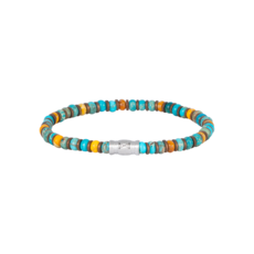 Aze jewels Aze jewels armband AZ-BS410-A-175 Bracelet Turqoise mountain Supreme - 4mm (17,5cm)