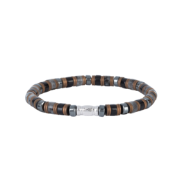 Aze jewels Aze jewels armband AZ-BS621-A-190 Bracelet Kinabalu Disc - 6mm (19,0cm)