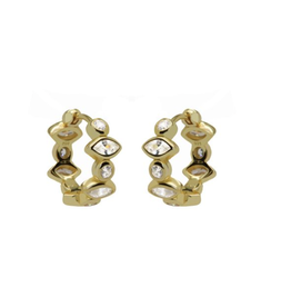 Karma Karma Jewelry oorbellen H327 Hinged Hoops Nila goud