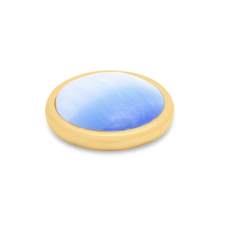 Melano Jewelry Melano Stones KM03GD20033 glow disk grey blue gold