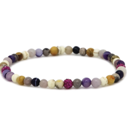 Karma Jewelry Karma armband 8457EL crystal beads xxs bracelet 4 MM