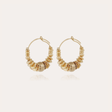Gas Bijoux Jewelry Gas Bijoux oorbellen 475136 Aloha hoop earrings mini gold gold - D 3,2 cm W 0,5 cm