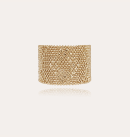 Gas Bijoux Gas Bijoux armband 538516 Xena bracelet SS gold - L 15,5 or 18 CM & W 4 CM