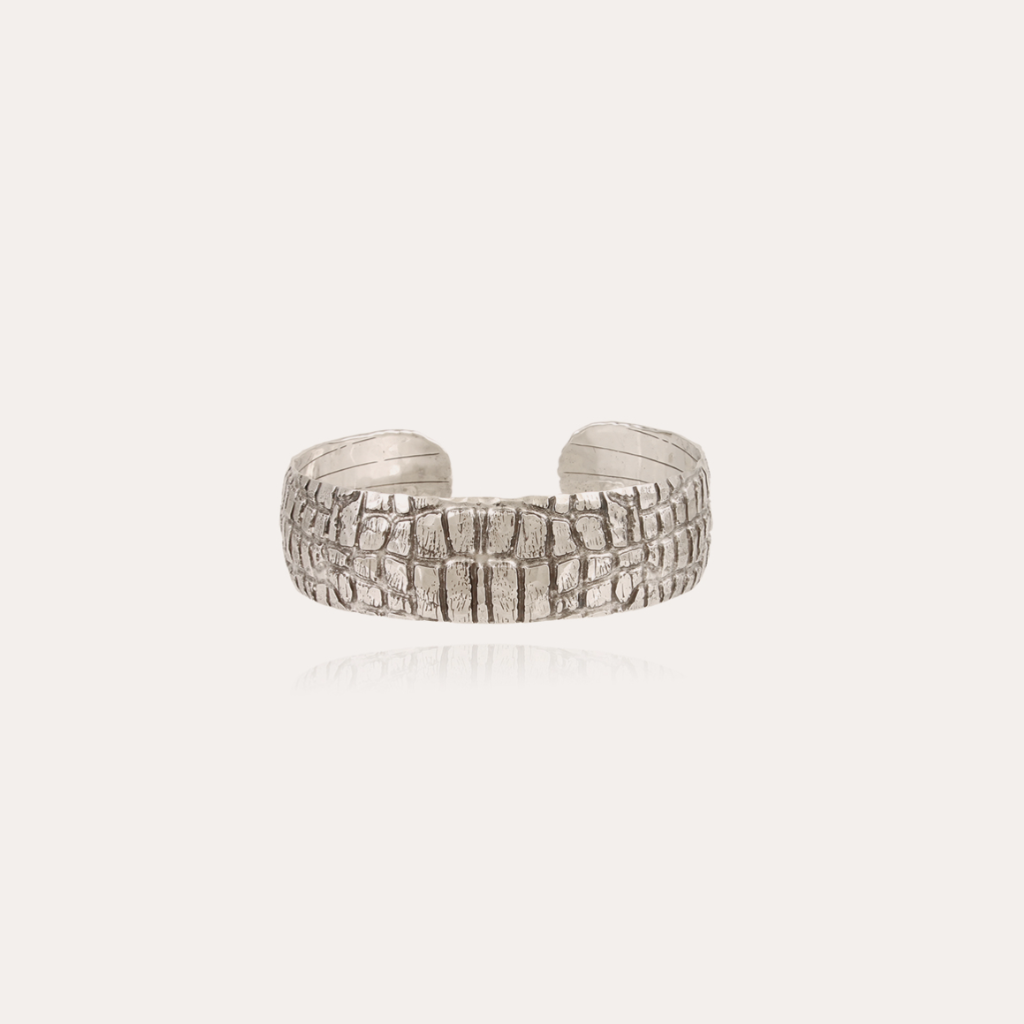 Gas Bijoux Gas Bijoux armband 527045 Wild bracelet medium silver 1,8 cm & 15 cm