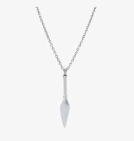 Aze jewels Aze Jewels ketting AZ-NL002-A-080 Necklace Spear 316L RVS Inox - L 70+10 cm