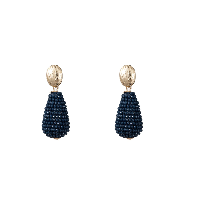 Day & Eve by Go Dutch D&E by Go Dutch oorbellen E3511-2 Full-on Beads Drop Down - blue