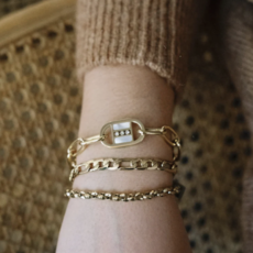 Zag Bijoux Zag Bijoux armband SBS13915-01uni bracelet gold