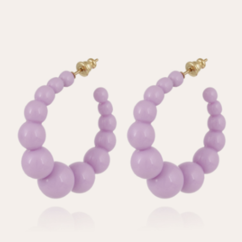 Gas Bijoux Jewelry Gas Bijoux oorbellen Acreole/Andy/PM Lila