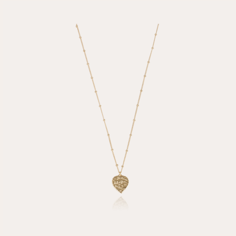 Gas Bijoux Gas Bijoux ketting Collier coeur Heart necklace mini gold