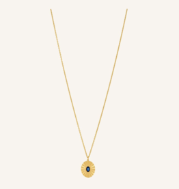 Pernille Corydon Jewellery Pernille Corydon ketting n-674-gp Autumn sky Necklace adj 50-55 cm