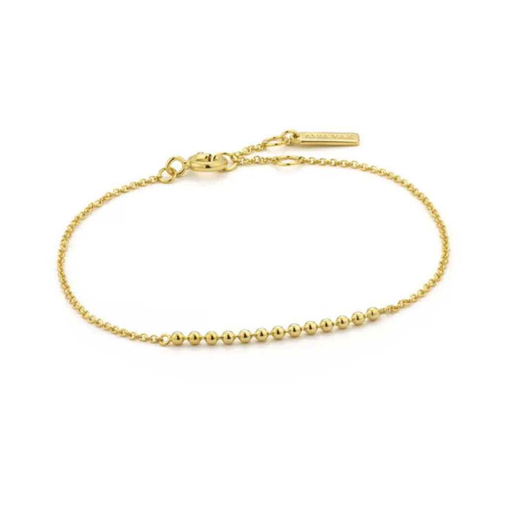 Ania Haie Ania Haie armband B002-01G modern multiple balls bracelet M goud