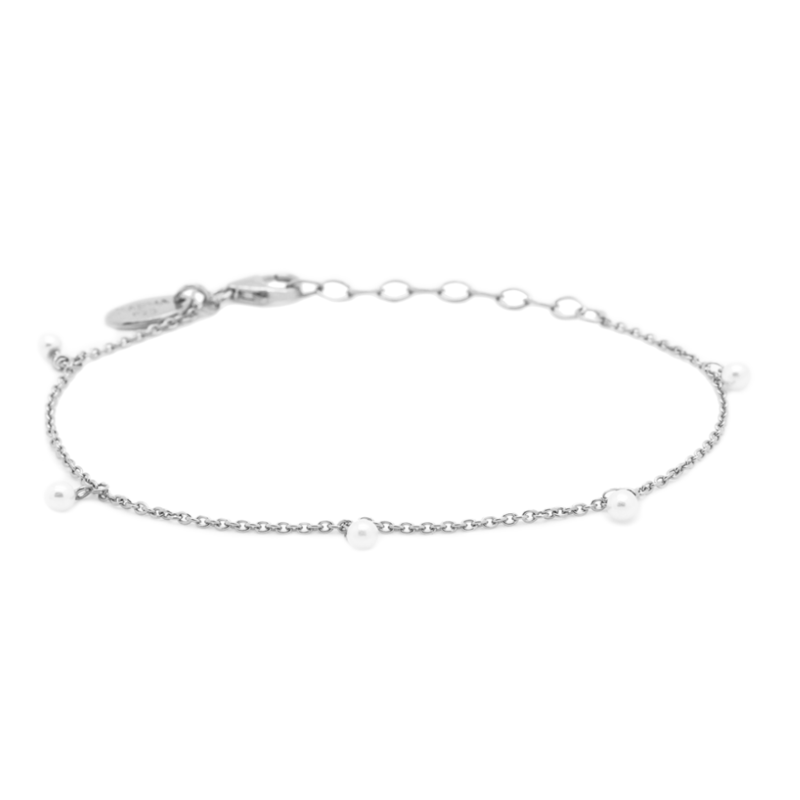 Karma Karma armband 94132S Hanging pearls silver 925 bracelet