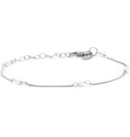 Karma Jewelry Karma armband 94126S pearl silver 925 bracelet