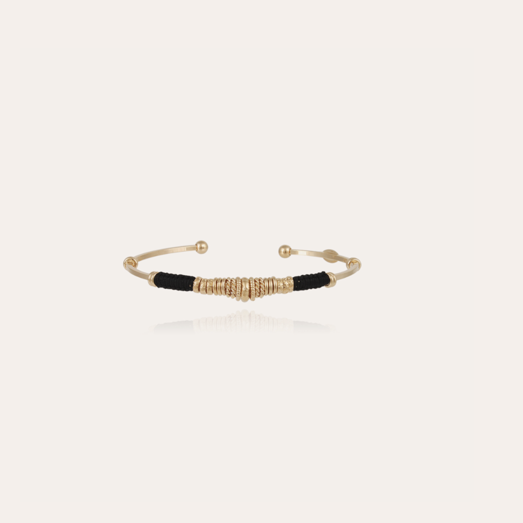 Gas Bijoux Gas Bijoux armband 498097 Zizanie jonc bracelet black gold 15 - 0,4 CM