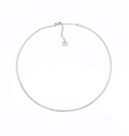 Zag Bijoux Zag Bijoux ketting SNS7232-00UNI Collier Pur Necklace silver 38 + 5 CM