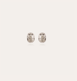 Gas Bijoux Gas Bijoux Oorbellen 542961 Scaramouche studs earrings silver 1,1 cm / 0,7 cm