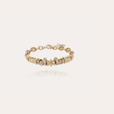 Gas Bijoux Gas Bijoux armband 589657 Marquiza chain strass bracelet gold