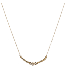 Day & Eve by Go Dutch Day & Eve ketting N3862 Pearl Bridge Necklace gold