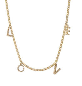 Day & Eve by Go Dutch Day & eve ketting N2258-2 Love gold